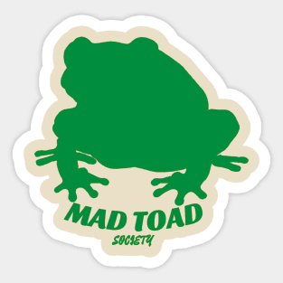 Mad Toad Society - Toad Vibes Green Sticker